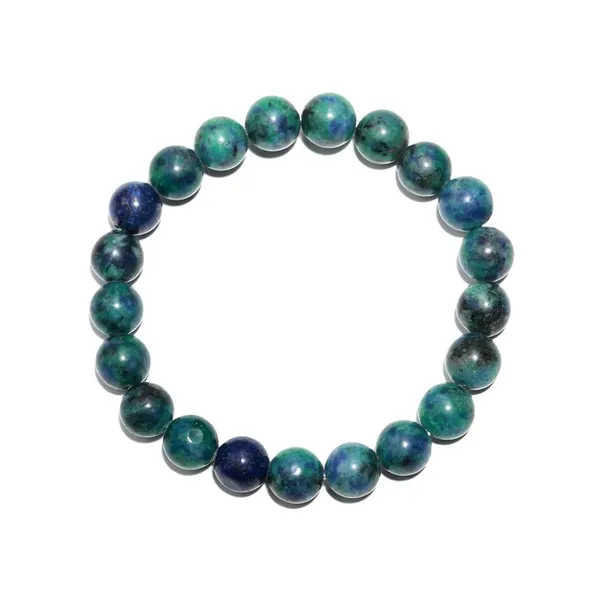 Chrysocolla_Azurite_Bracelet