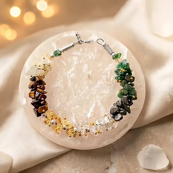 Multi-Gemstone_Chip_Bracelet_–_Earth_&_Light_Harmony