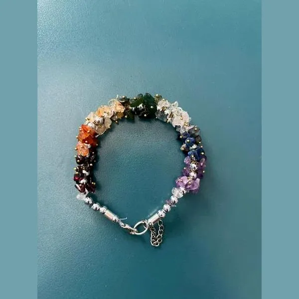 Seven-Color_Mixed_Gemstone_Chip_Bracelet_–_Spectrum_Balance