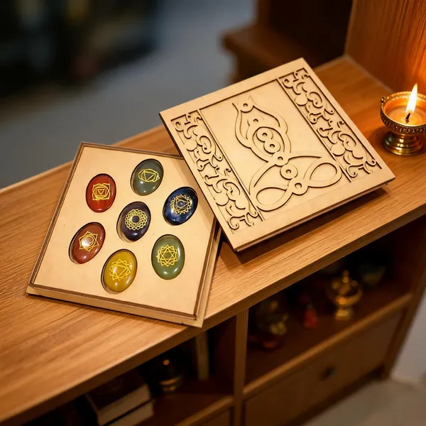 7_Chakra_Healing_Stone_Set_with_Yoga_Wood_Box__(Oval_Shape_Stones)