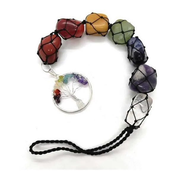 7_Chakra_Tumble_Stone_Hanging_With_Pendant_Round