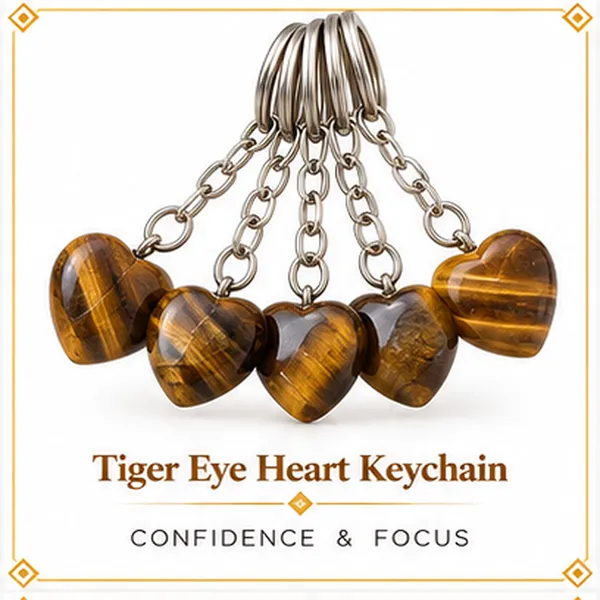 Tiger_Eye_Heart_Keychain
