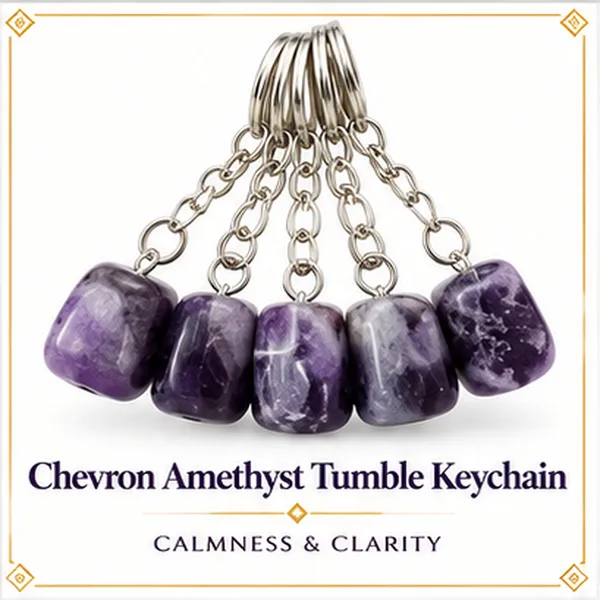 Chevron_Amethyst_Tumble_Keychain