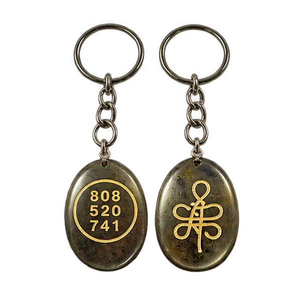 Pyrite_Zibu_Coin_Keychain_(Green)