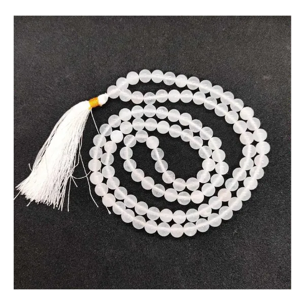 White_Agate_Mala