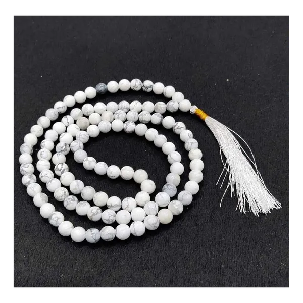 Howlite_Mala