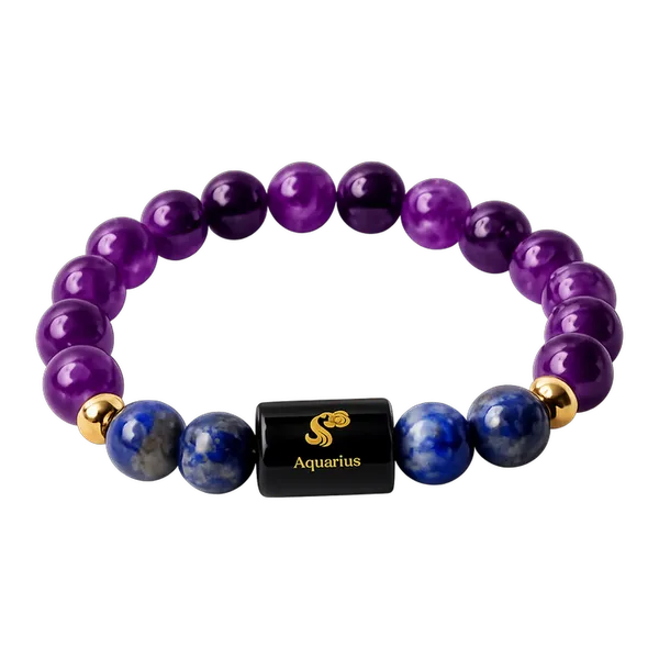 Aquarius_(कुंभ_राशि)_Amethyst_&_Lapis_Lazuli_Crystal_Bracelet