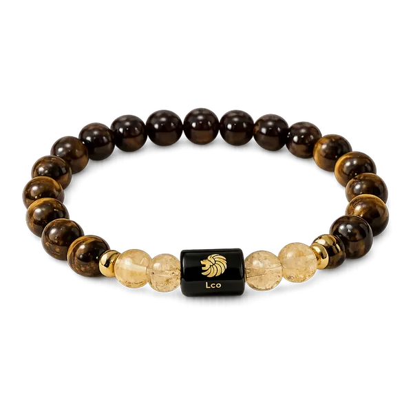 Leo_(सिंह_राशि)_Tiger_Eye_&_Citrine_Natural_Stone_Bracelet