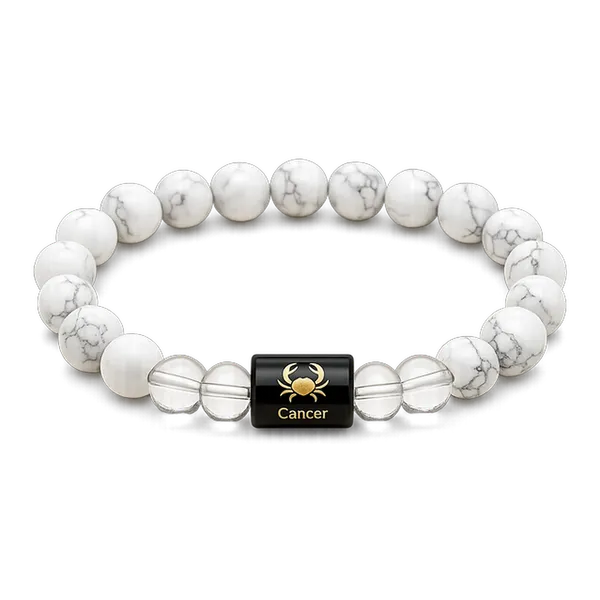 Cancer_(कर्क_राशि)_Howlite_&_Clear_Quartz_Crystal_Bracelet