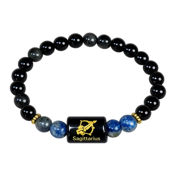 Sagittarius_(धनु_राशि)_Black_Obsidian_&_Sodalite_Natural_Stone_Bracelet