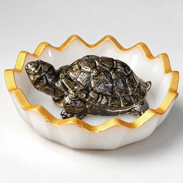 Combo_Pyrite_Turtle_with_Selenite_Bowl_–_Prosperity_&_Protection_Décor