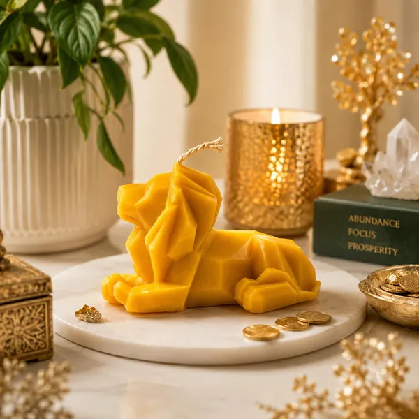 Lion_Sculpted_Candle