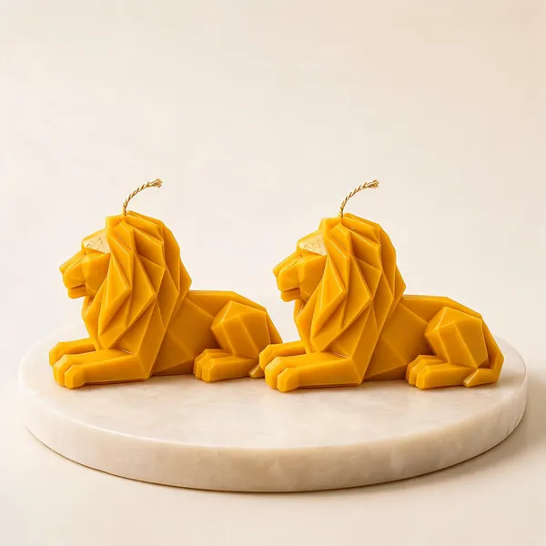 Lion_Sculpted_Candle_Pack_Of_2
