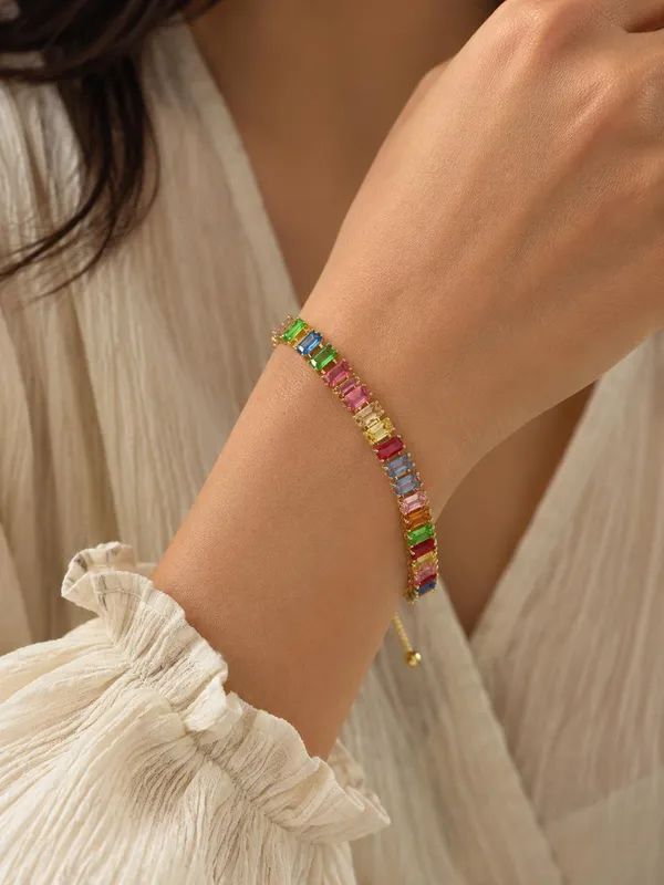 Multicolor_Gold_Tone_Chain_Bracelet_for_Women