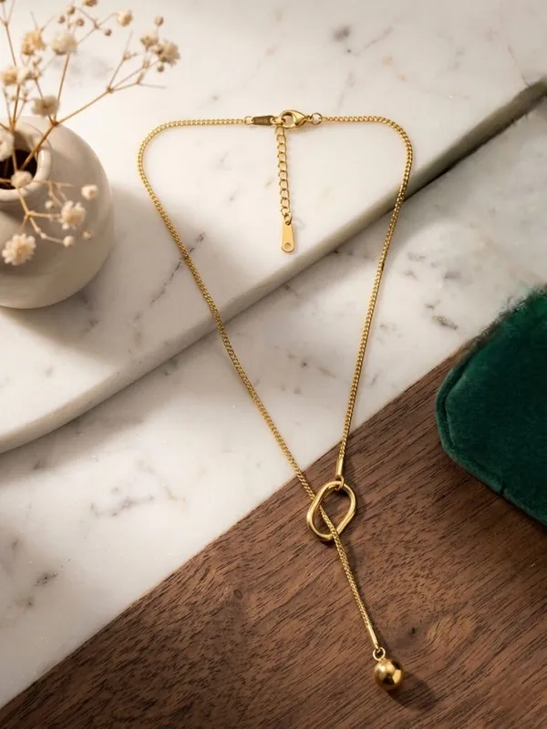 Gold-Tone_Knot_Pendant_Necklace_for_Women