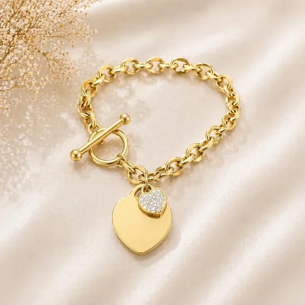 Gold_Tone_Heart_Charm_Chain_Bracelet_for_Women