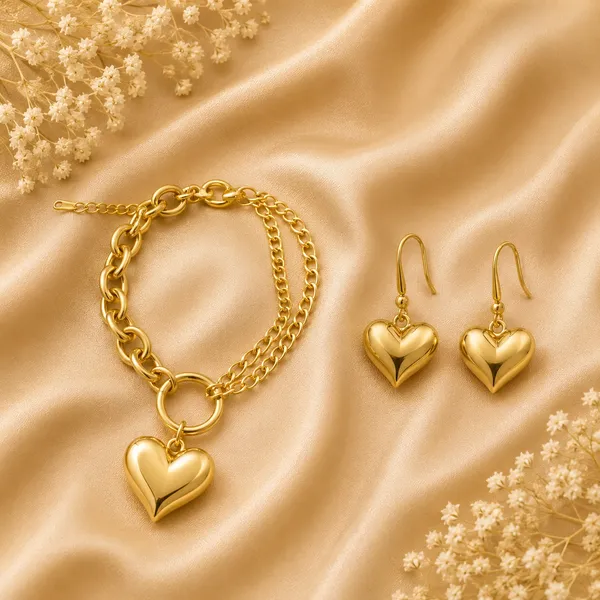 Gold_Stainless_Steel_Heart_Charm_Chain_Bracelet_And_18k_Gold_Plated_Heart_Drop_Earrings_For_Women_Pack_Of_2