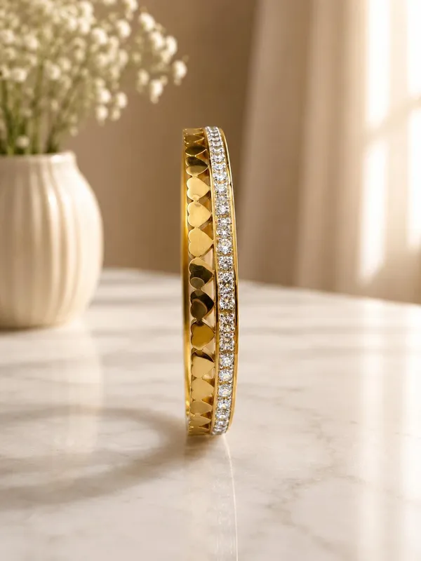 Gold-Tone_Crystal_Studded_Bangle_for_Women