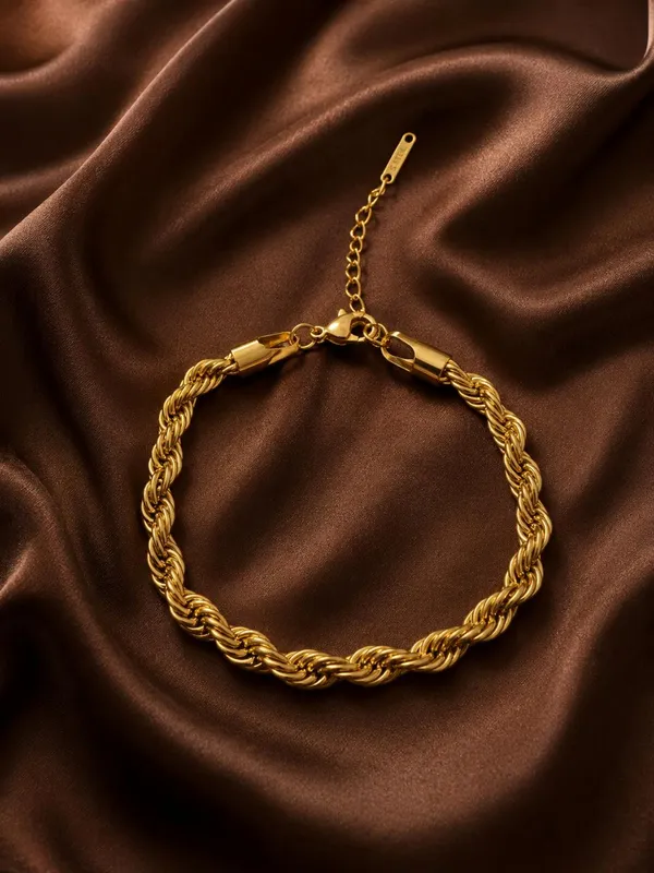 Gold-Tone_Braided_Chain_Necklace_for_Women
