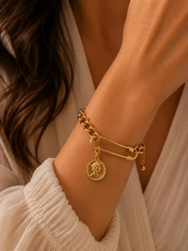 Gold_Tone_Layered_Chain_Bracelet_for_Women