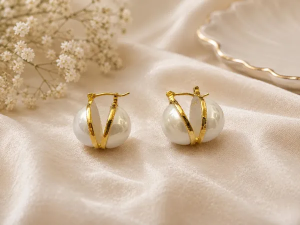 Gold_Tone_Pearl_Hoop_Earrings_for_Women