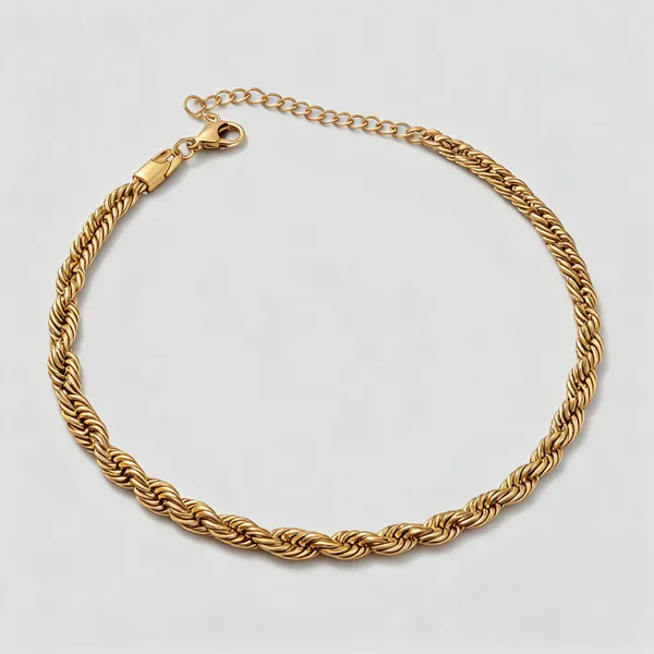 Gold_Stainless_Steel_Braided_Chain_Necklace_For_Women