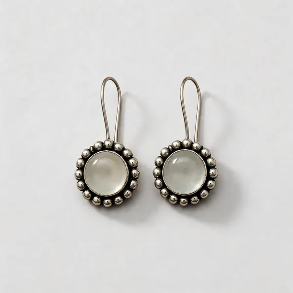 Silver_Stainless_Steel_White_Stone_Drop_Earrings_For_Women