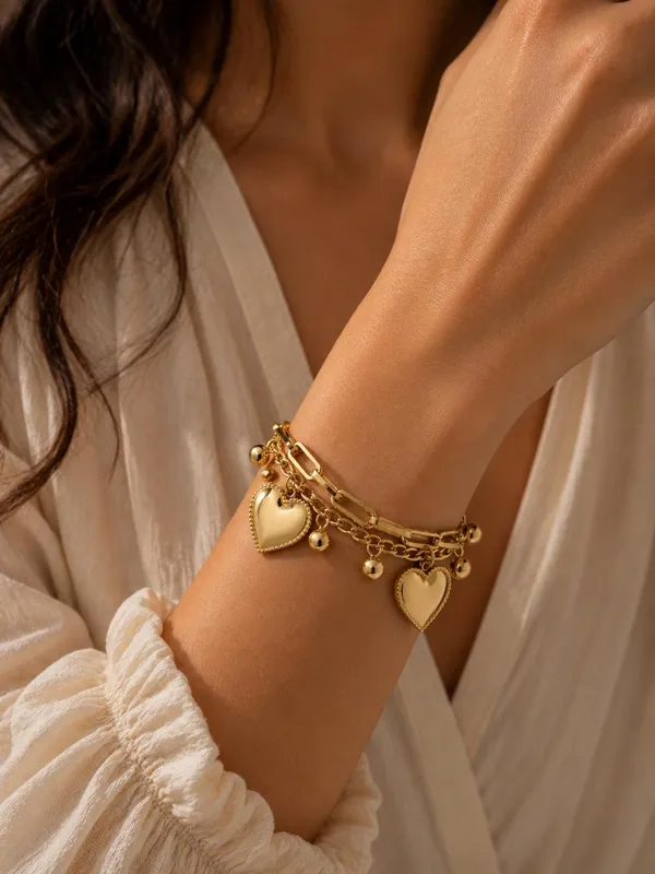 Gold_Tone_Chain_Charm_Bracelet_for_Women