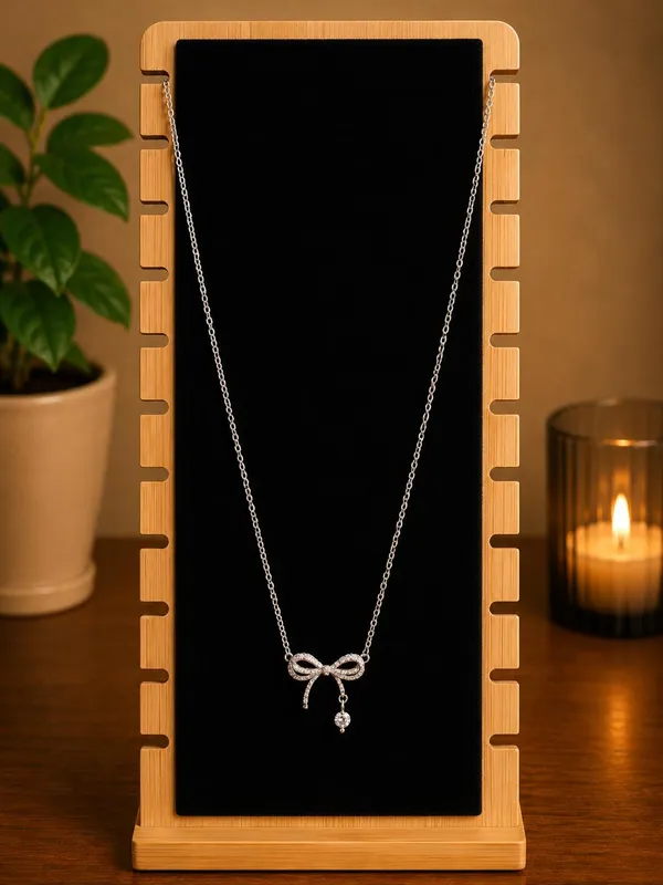 Silver_Bow_Pendant_Necklace_for_Women