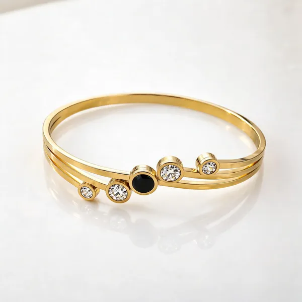 Gold_Stainless_Steel_Stone_Studded_Bangle_For_Women