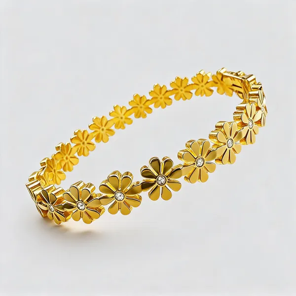 Gold_Stainless_Steel_Floral_Hair_Band_For_Women