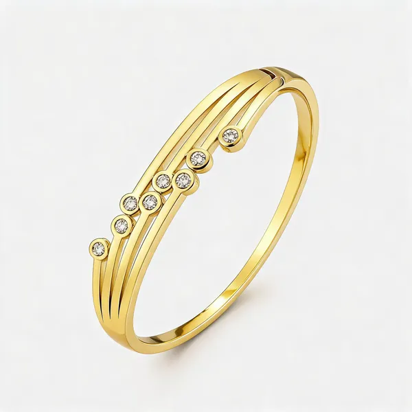 Gold_Stainless_Steel_Stone_Studded_Bangle_For_Women