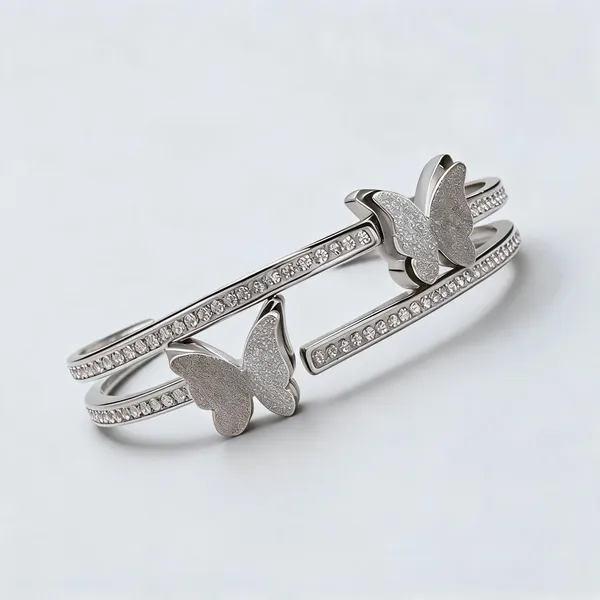 Silver_Stainless_Steel_Butterfly_Cuff_Bracelet_For_Women