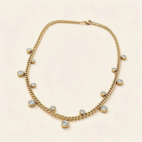 Gold_Stainless_Steel_Crystal_Pendant_Necklace_For_Women