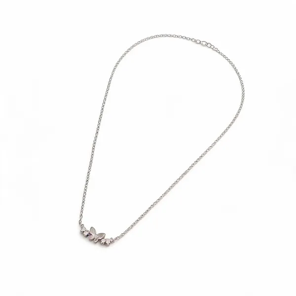 Silver_Stainless_Steel_Butterfly_Pendant_Necklace_For_Women