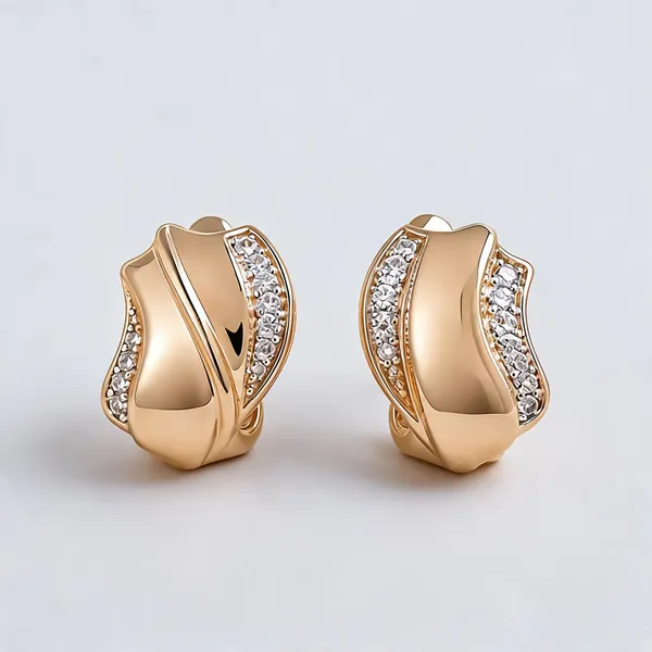 Gold_Stainless_Steel_Crystal_Hoop_Earrings_For_Women
