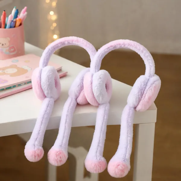 Pink_Plush_Fleece_Earmuffs_For_Girls_Pack_Of_2
