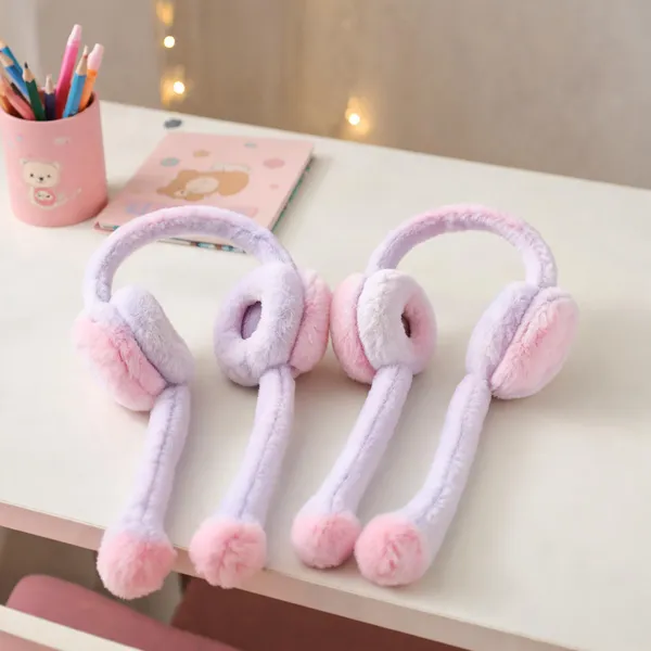Pink_Plush_Fleece_Earmuffs_For_Girls_Pack_Of_2