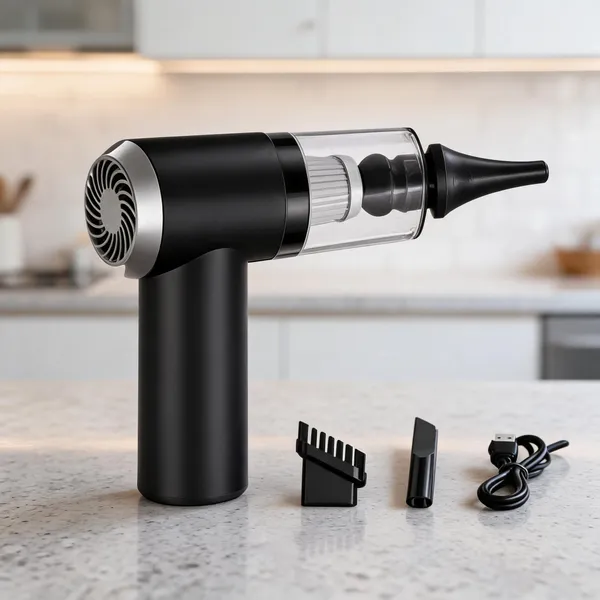 Black_Plastic_Portable_Handheld_Vacuum_Cleaner_With_Attachments