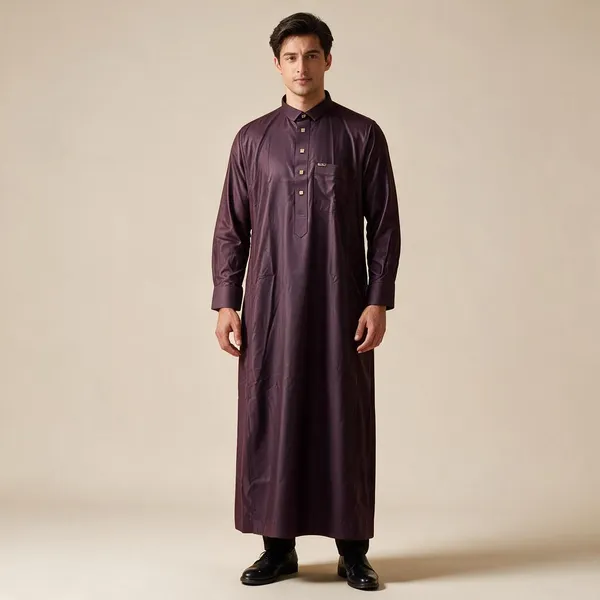 Purple_Tr_Double_Collar_Kali_Raheb_Thobe_For_Men