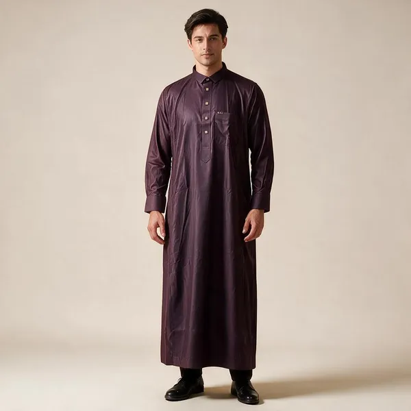 Purple_Tr_Double_Collar_Kali_Raheb_Thobe_For_Men