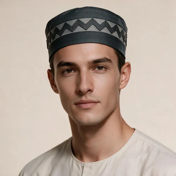 Black_Patterned_Kofi_Cap_For_Men