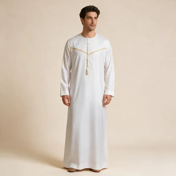 White_Tr_Omani_Thobe_For_Men