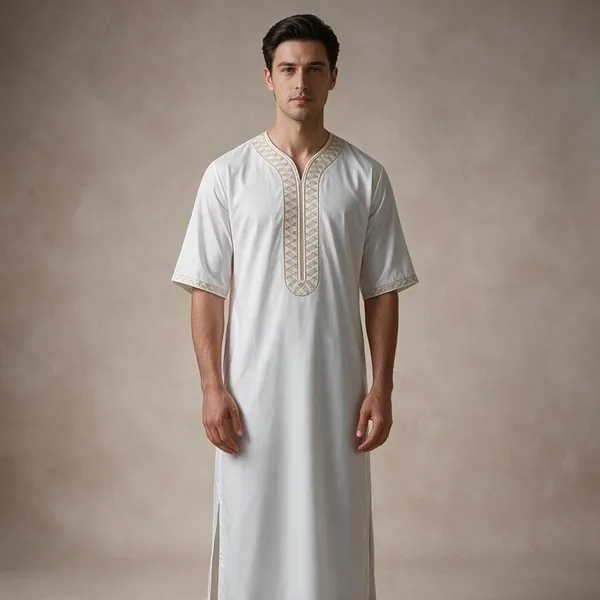 White_Tr_Moroccan_Thobe_For_Men