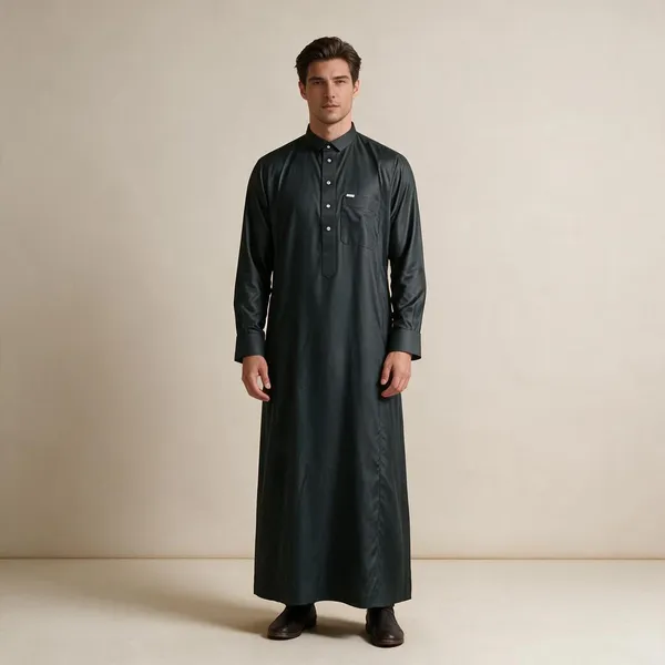 Black_Al_Aseel_Double_Collar_Kali_Raheb_Thobe_For_Men