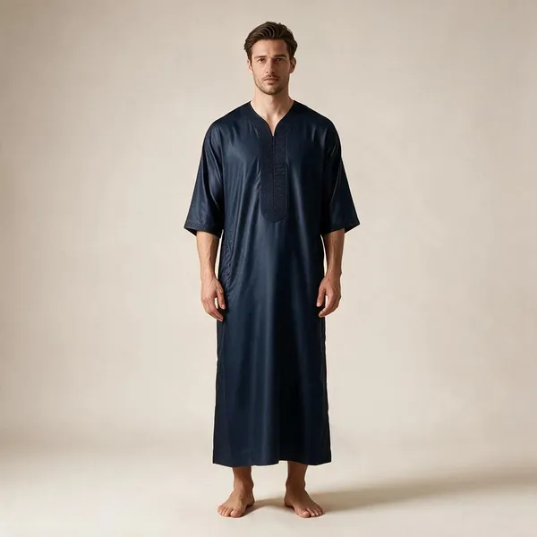 Black_Tr_Moroccan_Thobe_For_Men