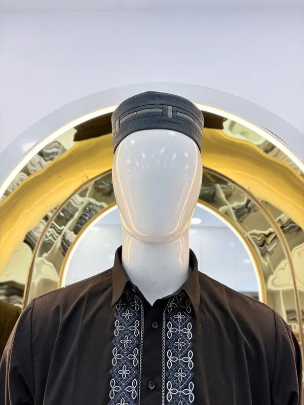 Grey_Patterned_Kofi_Cap_For_Men
