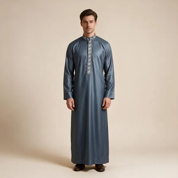 Blue_Tr_Regular_Embroidery_Thobe_For_Men