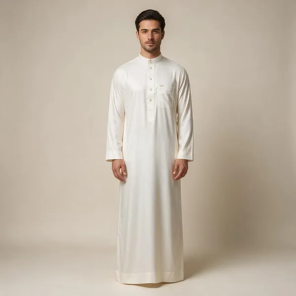 White_Al_Aseel_Raheb_Double_Collar_Kali_Thobe_For_Men