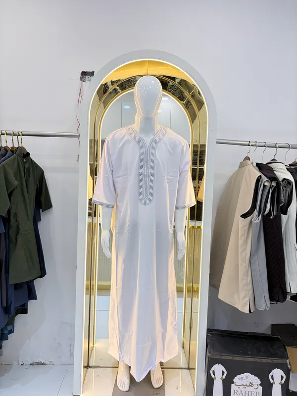 White_Tr_Moroccan_Thobe_For_Men